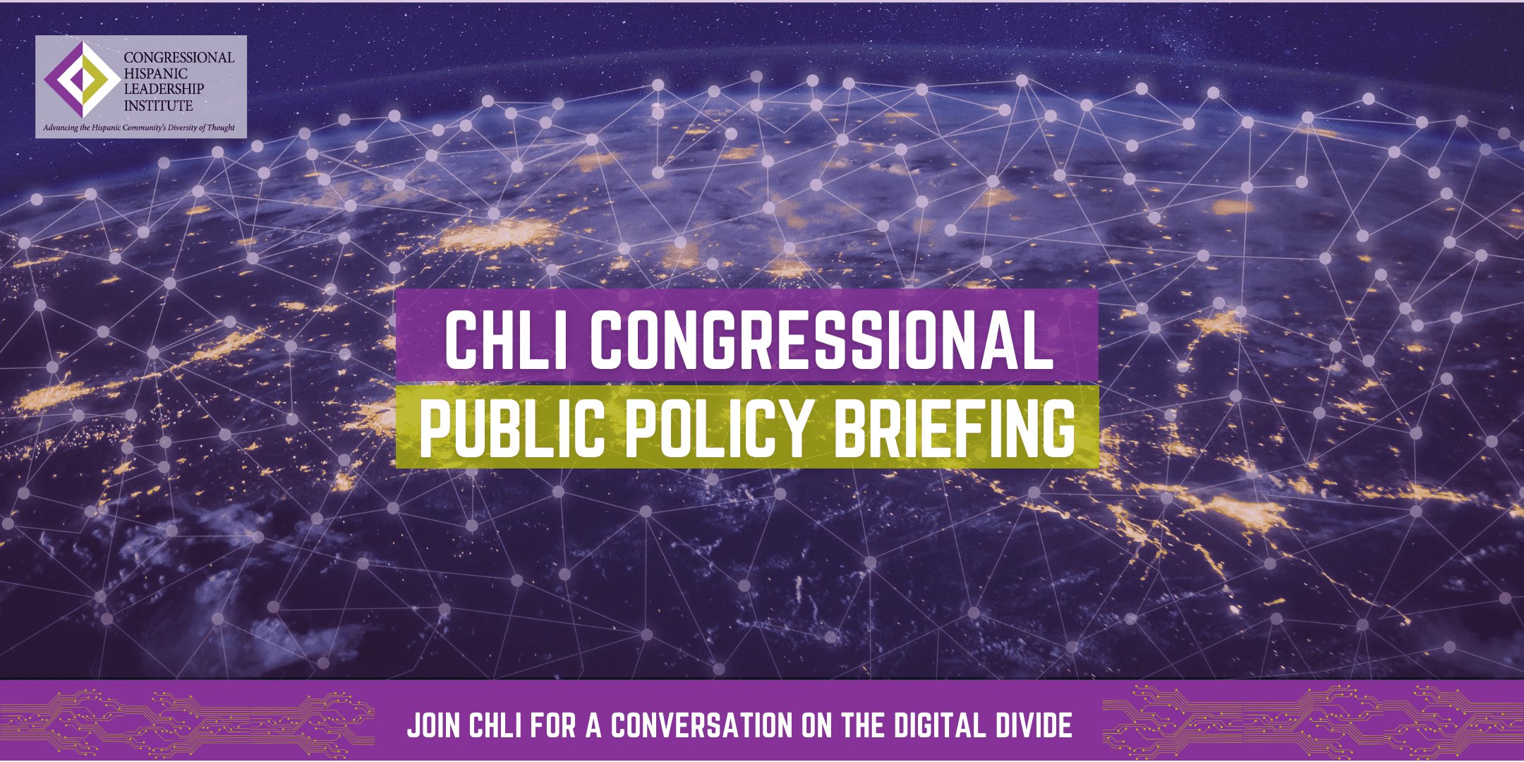 EventBrite Banner CHLI Public Policy Briefing Telecommunications |