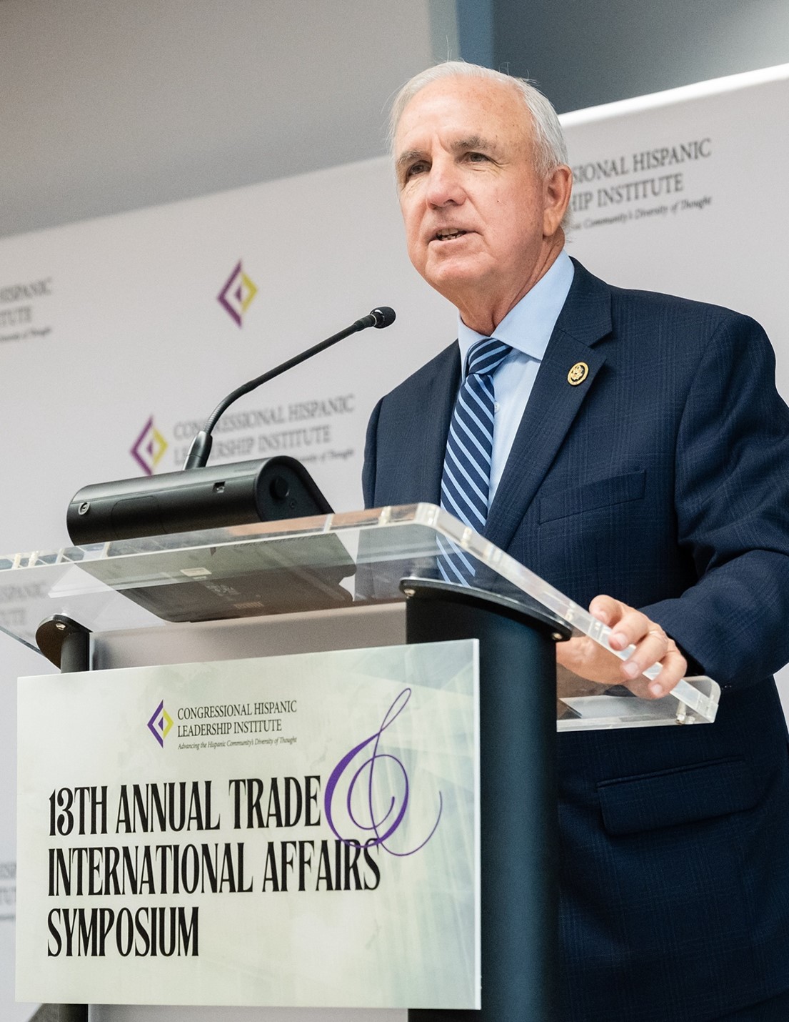 Pictured:  Congressman Carlos Gimenez (FL), CHLI Board Member