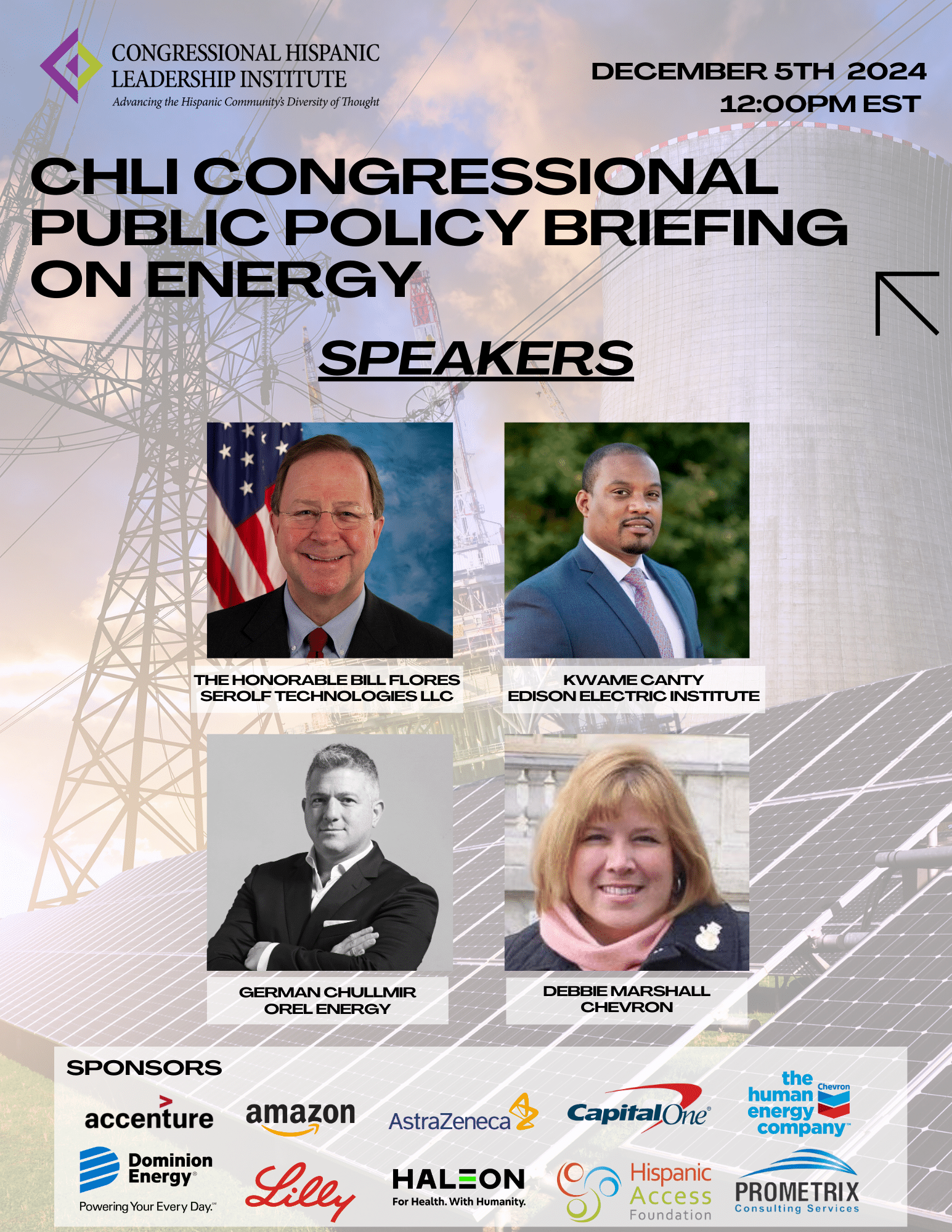 CHLI Energy Briefing All Speakers |