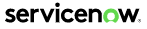 ServiceNow logo with green accent
