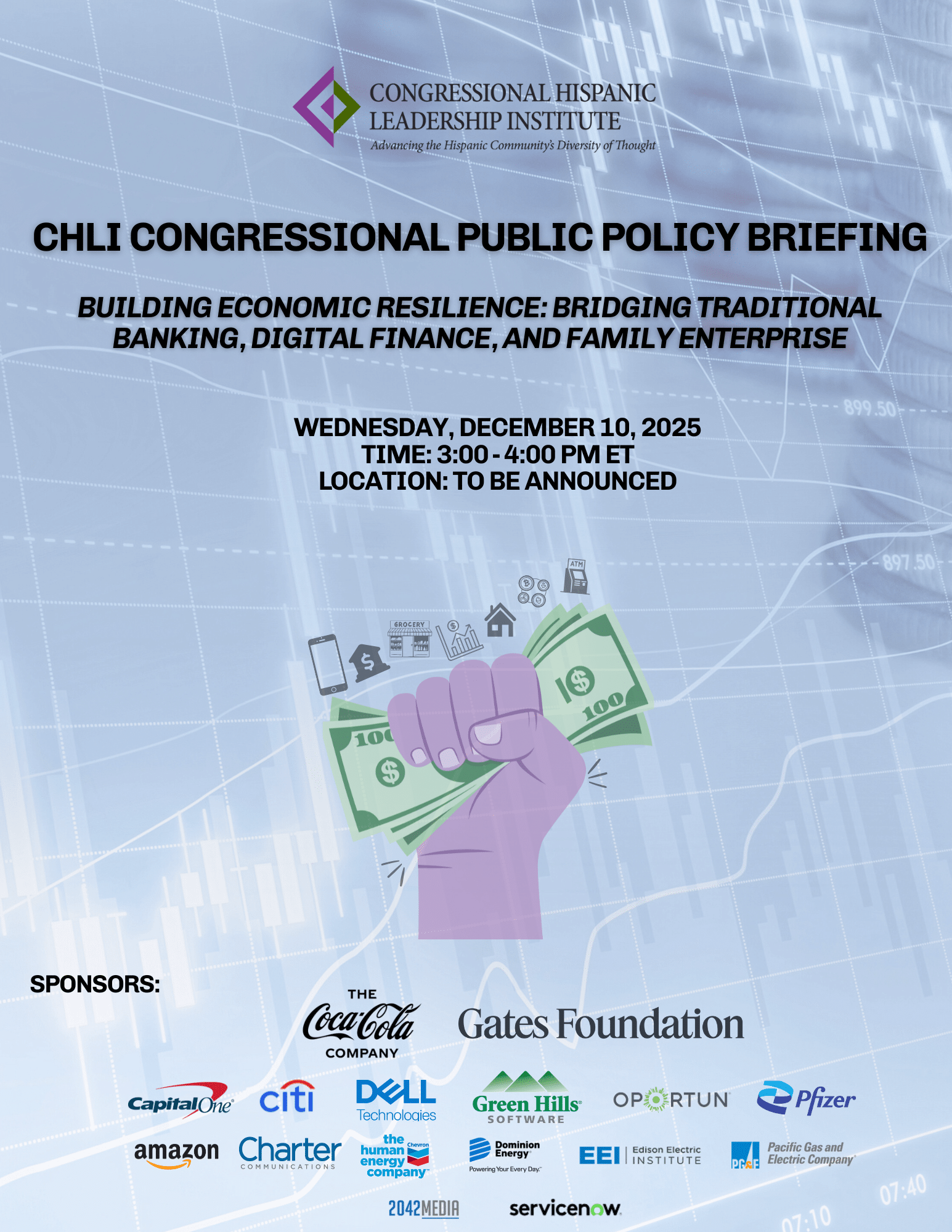 CHLI December 10 Finance Briefing Flyer |